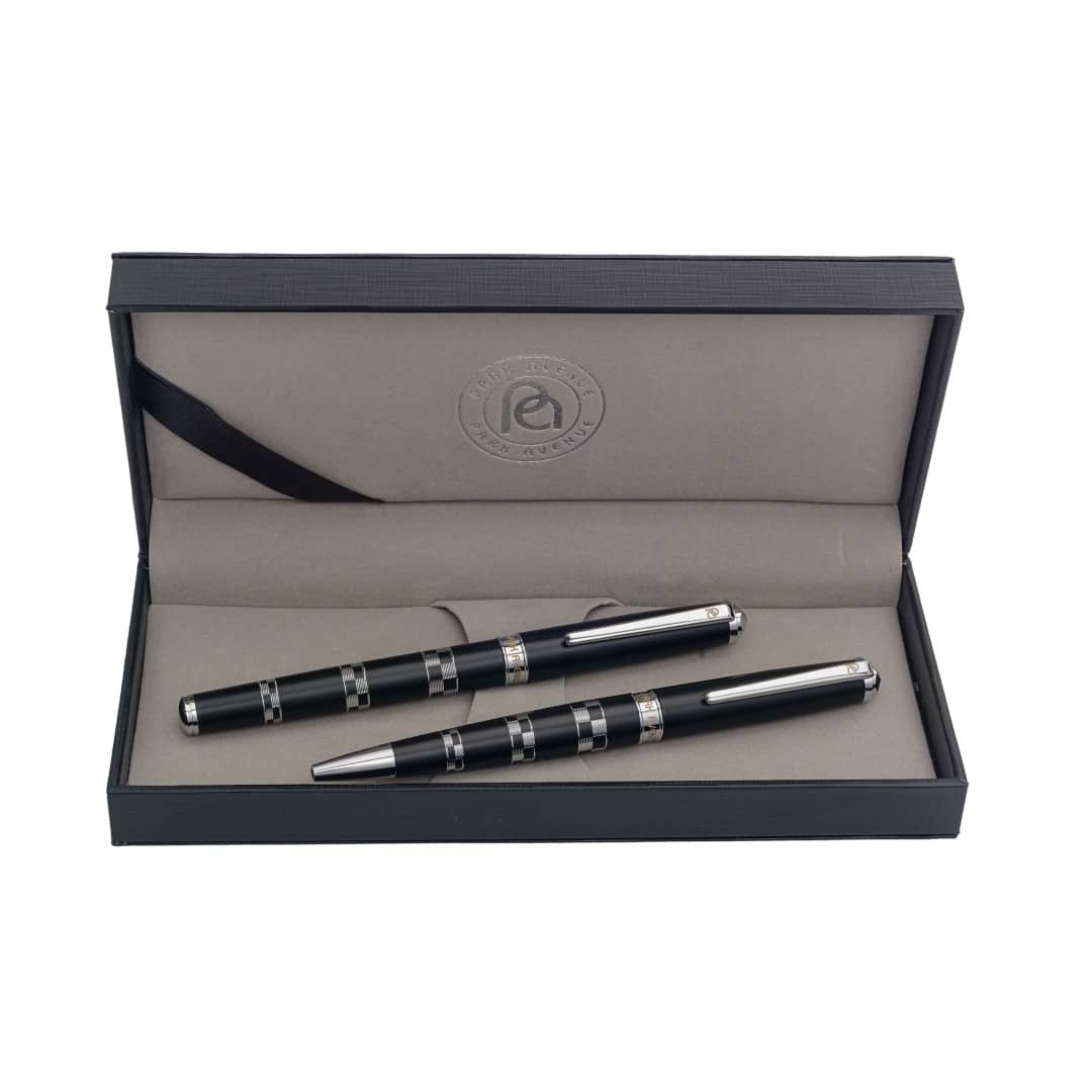 ROYAL SCOTT SILVER-Park Avenue Roller &amp; Ball Pen Set