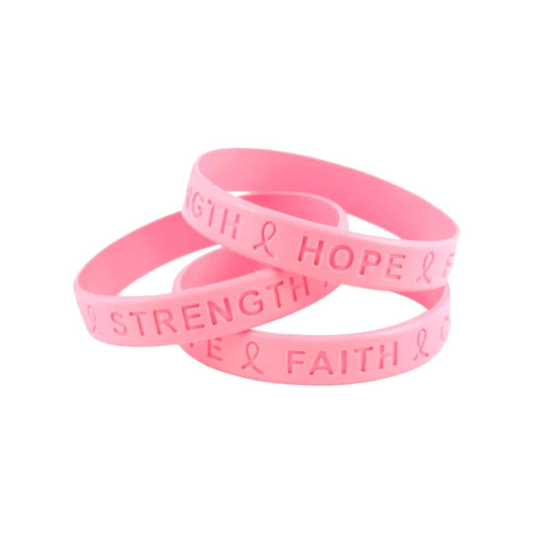 Breast Cancer Silicone Band (Adult Size)