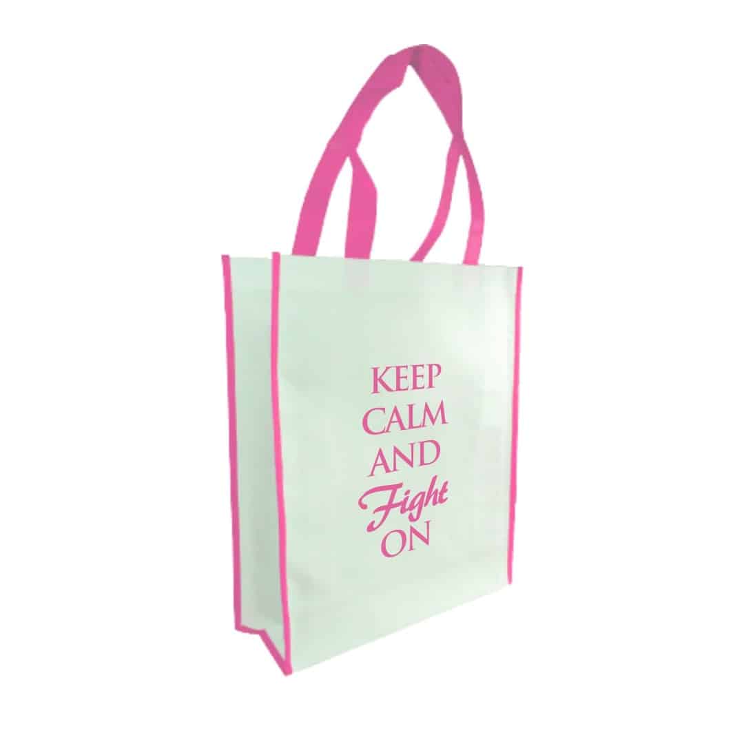 Pink Bag with Custom Message