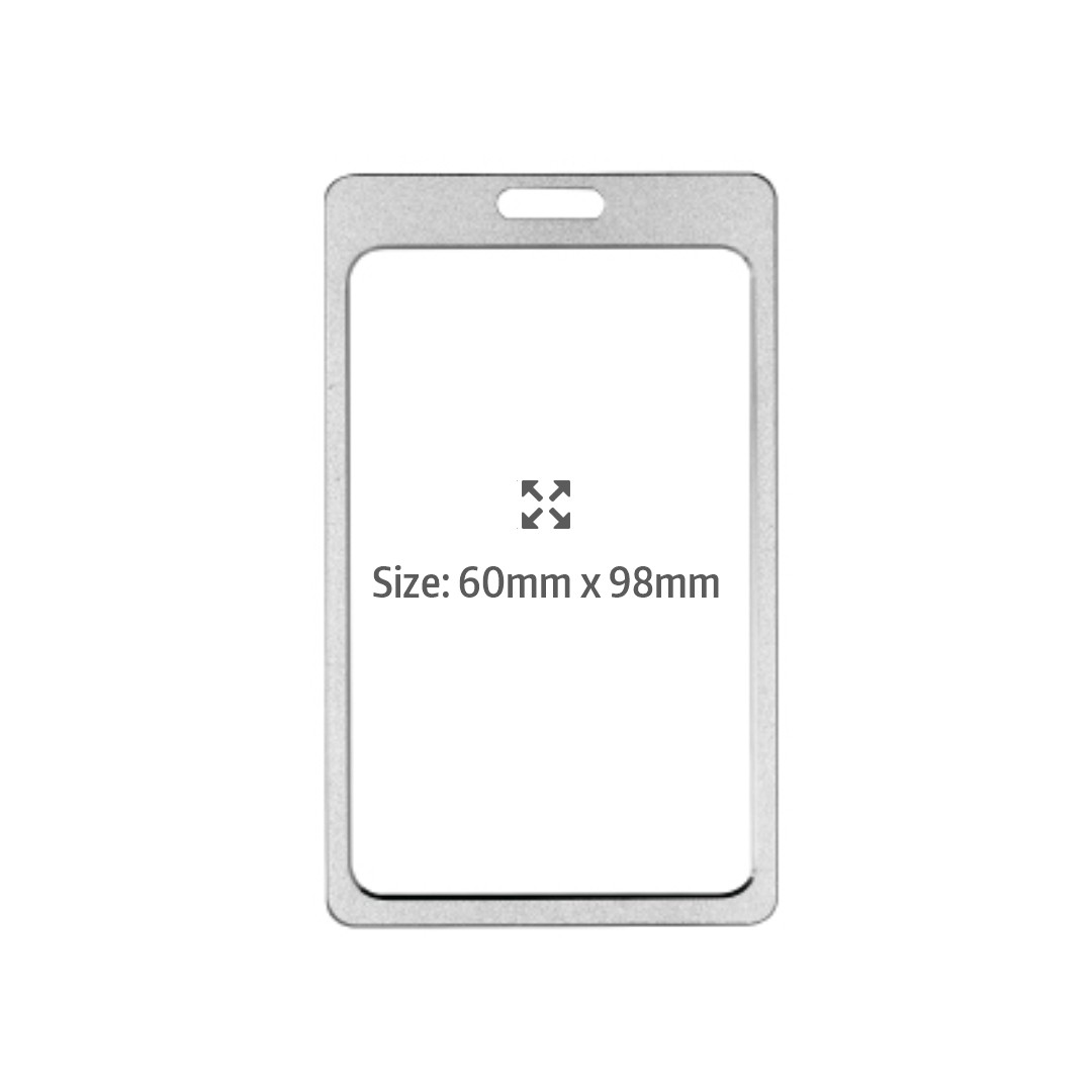 ALUMINIUM ID CARD HOLDER- VERTICAL